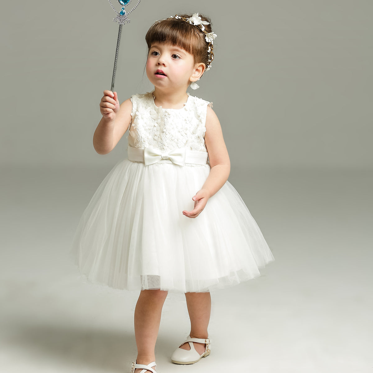 Baby Bow Occasion Dress – Sizes 3M to 24M
