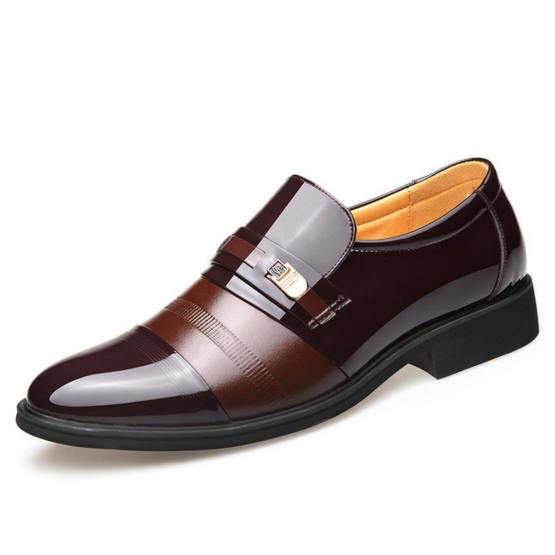 Men’s Microfiber Leather Shoes – Black or Brown