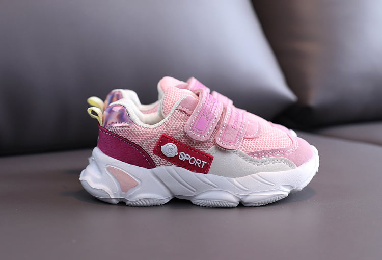 Children's Breathable Mesh Sneakers for Running