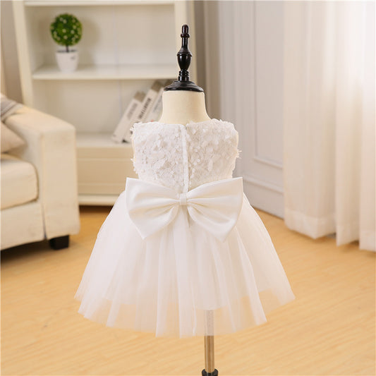 Baby Bow Occasion Dress – Sizes 3M to 24M