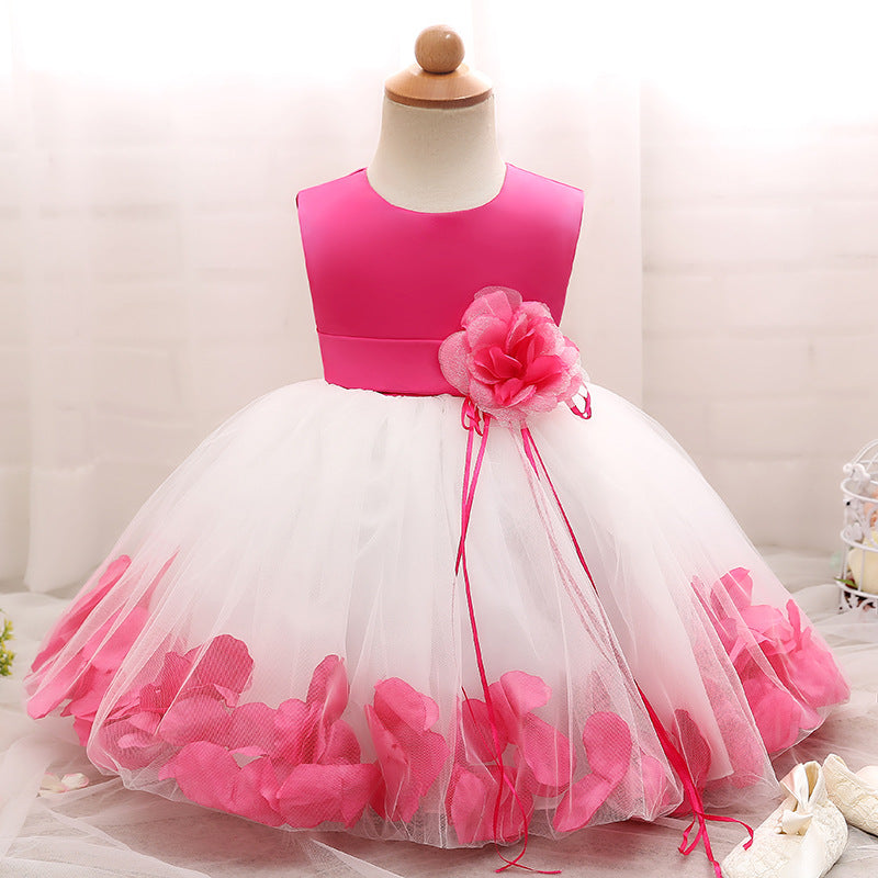 Children’s Floral Dress – Pink or Purple