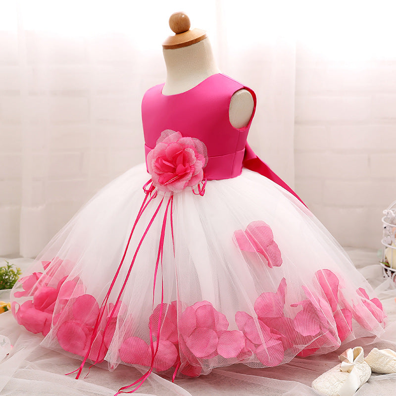 Children’s Floral Dress – Pink or Purple