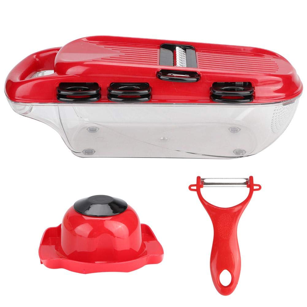 7-Blade Vegetable Slicer with Container