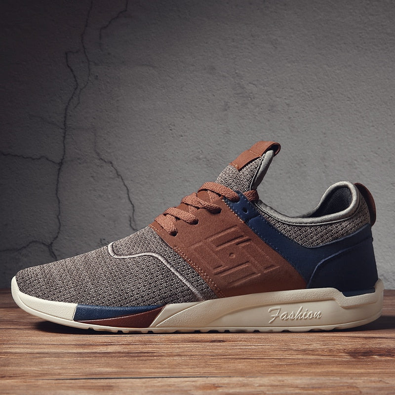Men's Trendy Breathable Outdoor Running Sneakers