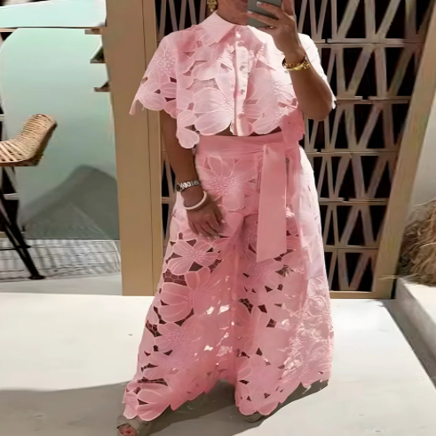 Pluzi Set: Lightweight Lace Pants and Top (Summer 2025)