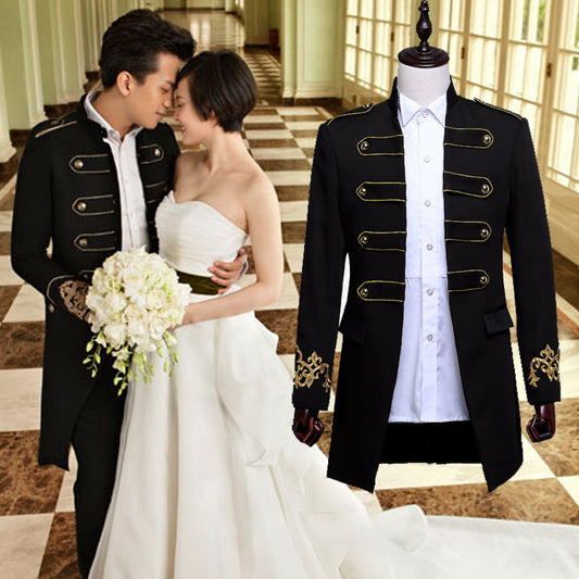 Men’s Retro-Style Wedding Suit