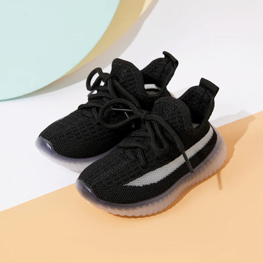 Boys’ Casual Sneakers – Black, Khaki or White