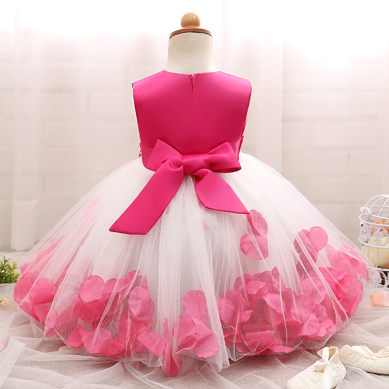 Children’s Floral Dress – Pink or Purple