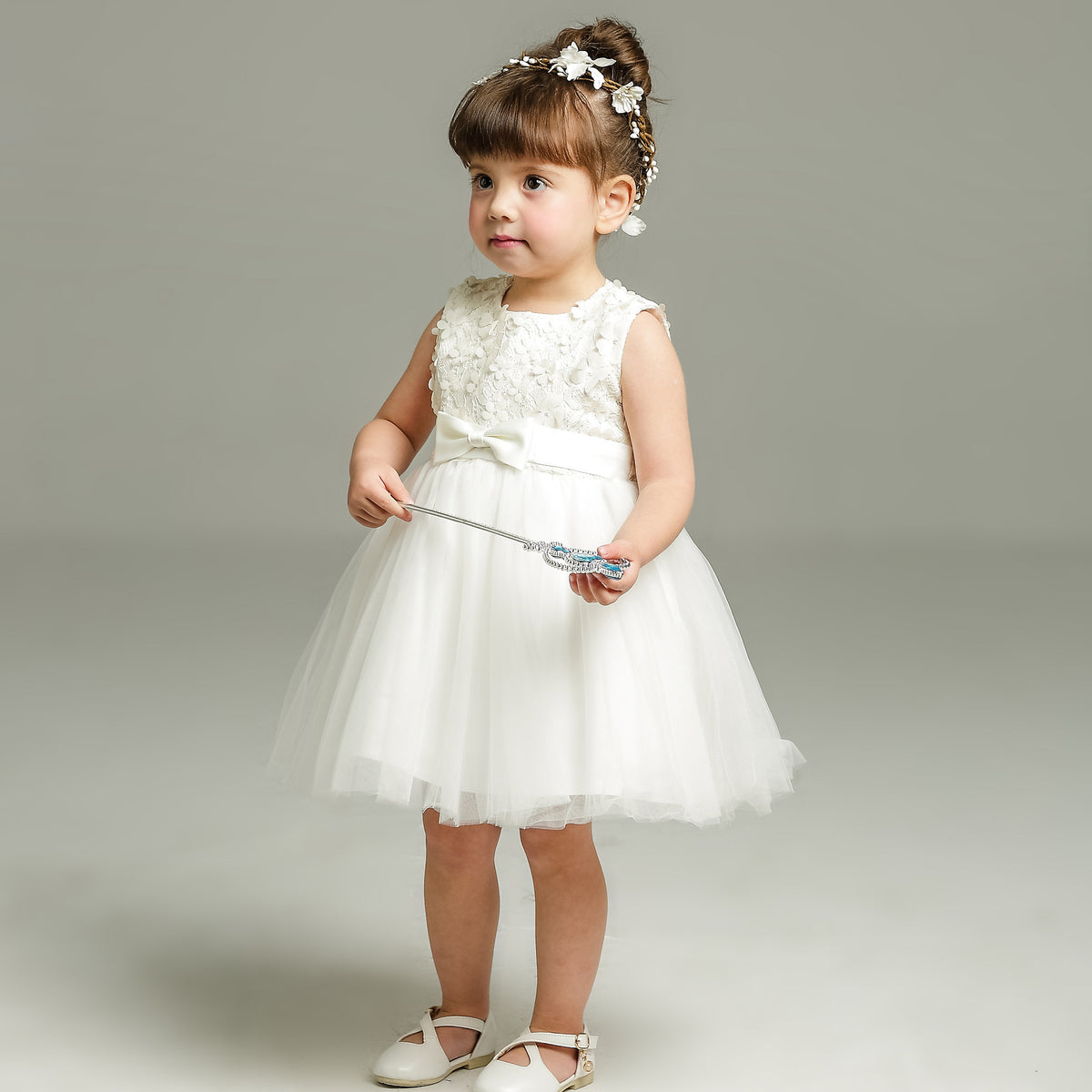 Baby Bow Occasion Dress – Sizes 3M to 24M