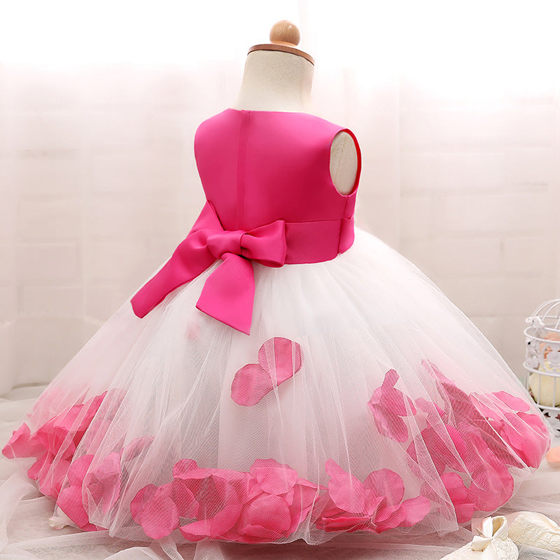 Children’s Floral Dress – Pink or Purple